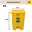 Biohazard Dustbin | Step Pedal Bin | Multiple Size | Trash Bin | Medical Bin | Waste Bin - HippoMart SG