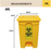 Biohazard Dustbin | Step Pedal Bin | Multiple Size | Trash Bin | Medical Bin | Waste Bin - HippoMart SG