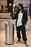 STP1 Dustbin | Lobby Bin | 65L | Silver, Black | Waste Bin | Swing Top Bin | Swing Top Bin - HippoMart SG