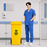 Biohazard Mobile Garbage Bin | MGB | 80L, 100L, 120L, 240L, 360L | Trash Bin | Medical Waste Bin