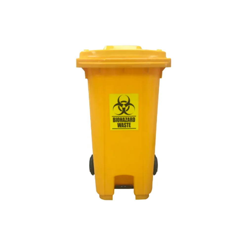 Biohazard Integrated Foot Pedal Waste Bin, 120L, 240L & Multiple  Colours