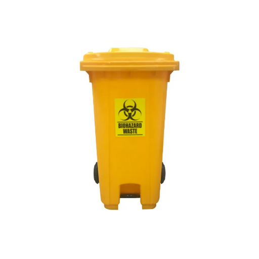 Biohazard Integrated Foot Pedal Waste Bin, 120L, 240L & Multiple  Colours