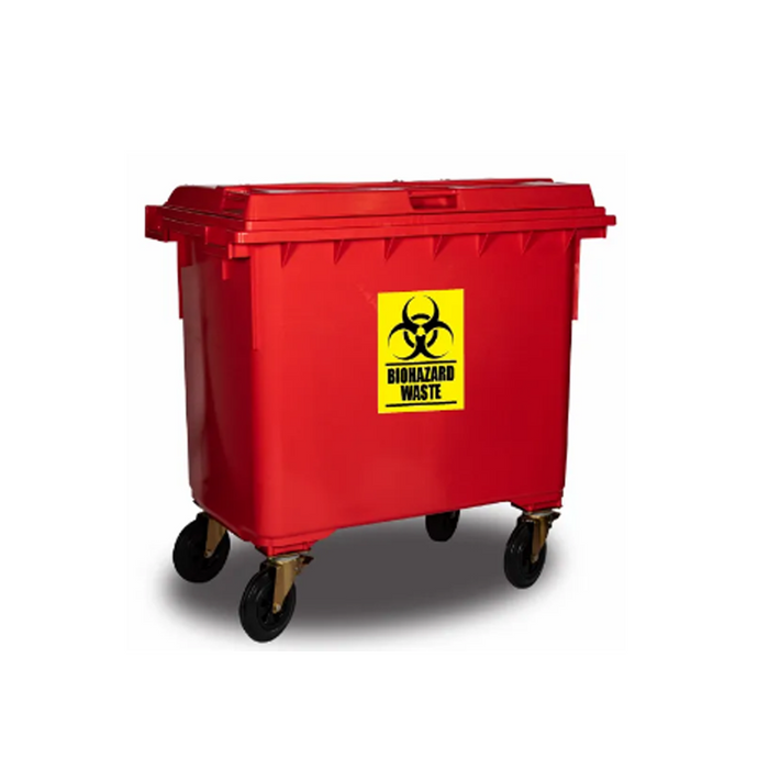 MGB Biohazard Mobile Garbage Bin, 660L, 1100L