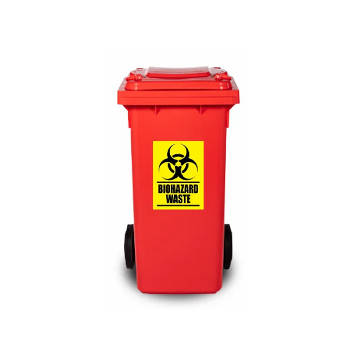MGB Biohazard Mobile Garbage Bin 80L, 100L, 120L, 240L, 360L