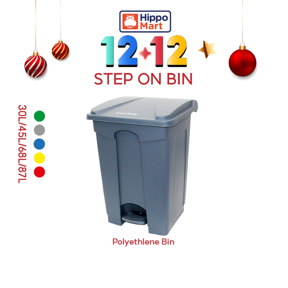 Biohazard Dustbin | Step Pedal Bin | Multiple Size | Trash Bin | Medical Bin | Waste Bin