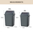Swing Top Dustbin | Trash Bin | 40L, 60L | Dustbin for Kitchen | Plastic Bin - HippoMart SG