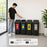 Swing Top Dustbin | Trash Bin | 40L, 60L | Dustbin for Kitchen | Plastic Bin - HippoMart SG