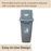 TERRA TSB-1 Slim Bin | 60L Recycling and Waste Bin | Space-Saving Trash Can with Recycling Option | Eco-Friendly Waste Solution - HippoMart SG