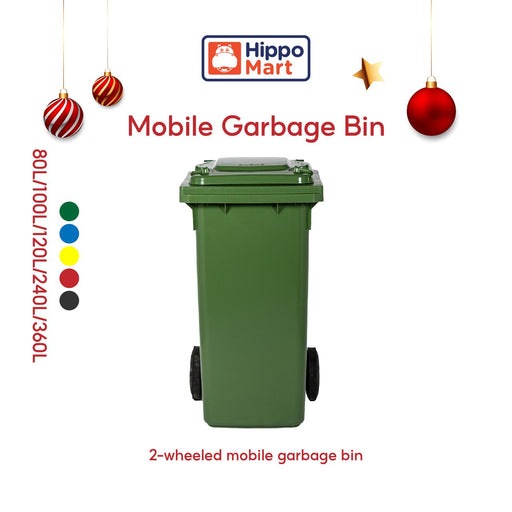 Mobile Garbage Bin | MGB | 80L, 100L, 120L, 240L, 360L | Recycling Trash Bin | Dustbin | Dustbin for Kitchen