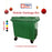 Biohazard Mobile Garbage Bin | 660L, 1100L | Trash Bin | Waste Bin | Medical Bin | Multisize