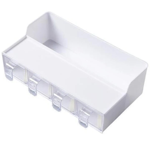 2 in 1 Kitchen Countertop Spices Compartment & Storage Rack, Multiple Color - HippoMart SG