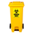 Biohazard Dustbin | Integrated Foot Pedal Waste Bin | 120L, 240L | Multiple  Colours | Trash Bin - HippoMart SG