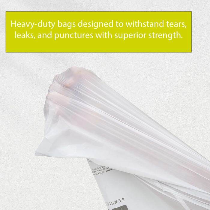 EKO | Drawstring Trash Bags | Waste Bags | Garbage Bags | Integrated Drawcord | Extra Strong | Tear Resistant | 3L-60L - HippoMart SG