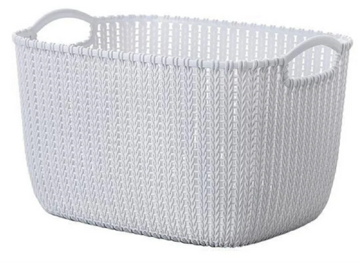 HippoMart Rattan Designer Basket with Slim Handle, Multiple Size, Colour - HippoMart SG