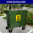 Biohazard Mobile Garbage Bin | 660L, 1100L | Trash Bin | Waste Bin | Medical Bin | Multisize - HippoMart SG