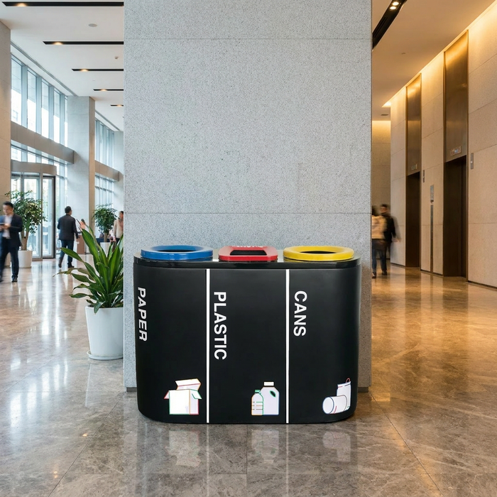 Brivo Multi-Compartment Recycling Bin | 2-in-1, 3-in-1, 4-in-1 Options