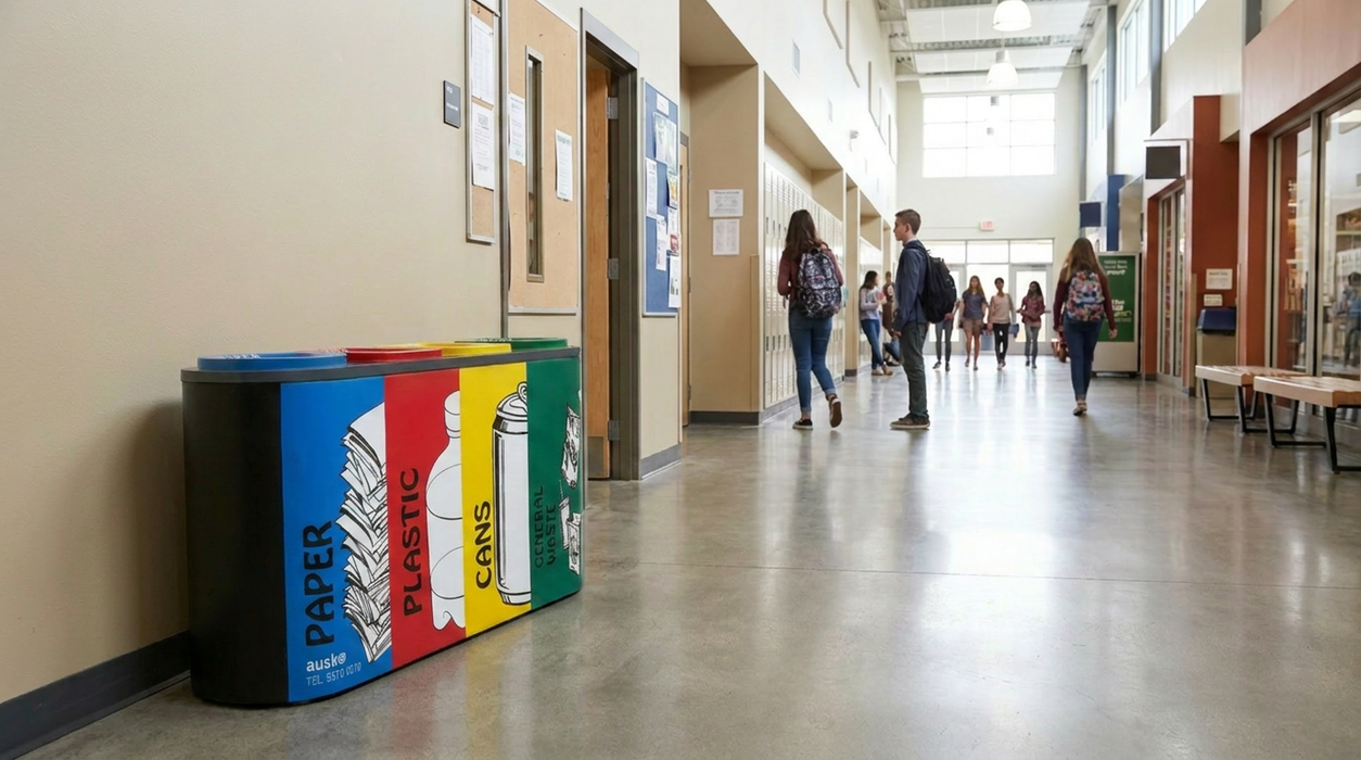Brivo Multi-Compartment Recycling Bin | 2-in-1, 3-in-1, 4-in-1 Options