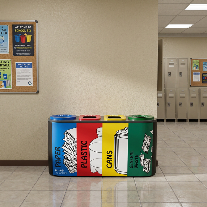 Brivo Multi-Compartment Recycling Bin | 2-in-1, 3-in-1, 4-in-1 Options