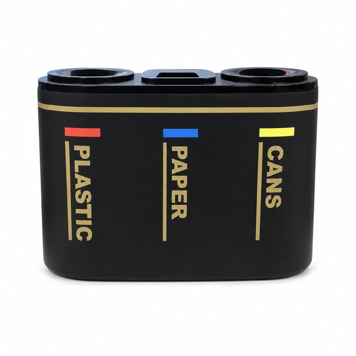 Brivo Multi-Compartment Recycling Bin | 2-in-1, 3-in-1, 4-in-1 Options - HippoMart SG