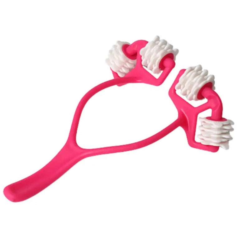 Chest Massager with Contoured Roller Design, Four-Wheel Muscle Relaxation, Breast Massage Roller - Image #1