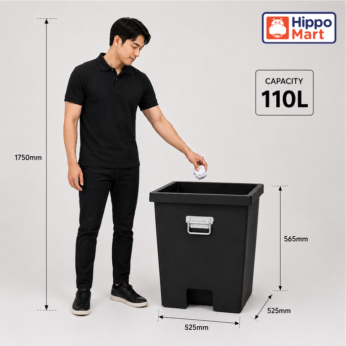 Chute Bin | Dustbin | Multiple Size | Trash bin | Garbage Bin | Big Bin - HippoMart SG