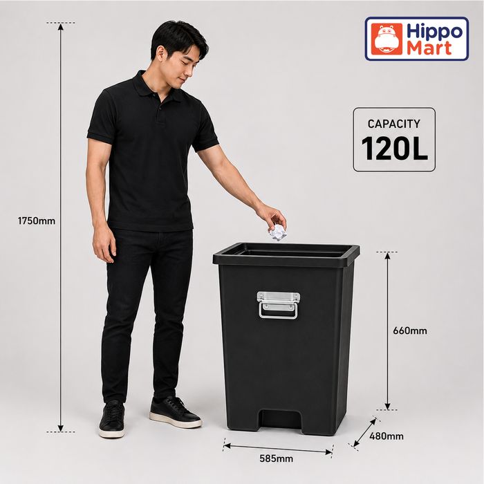 Chute Bin | Dustbin | Multiple Size | Trash bin | Garbage Bin | Big Bin - HippoMart SG