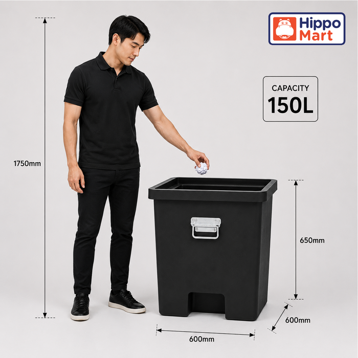 Chute Bin | Dustbin | Multiple Size | Trash bin | Garbage Bin | Big Bin - HippoMart SG