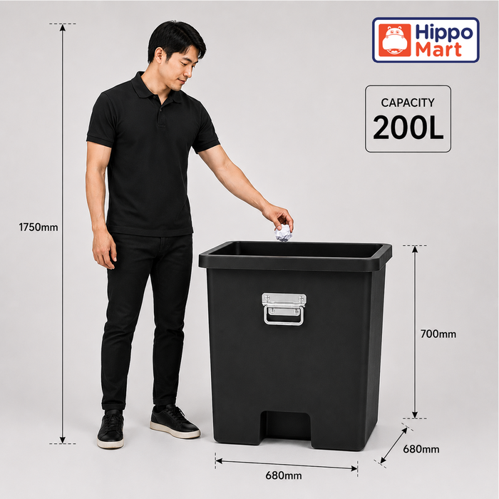 Chute Bin | Dustbin | Multiple Size | Trash bin | Garbage Bin | Big Bin - HippoMart SG
