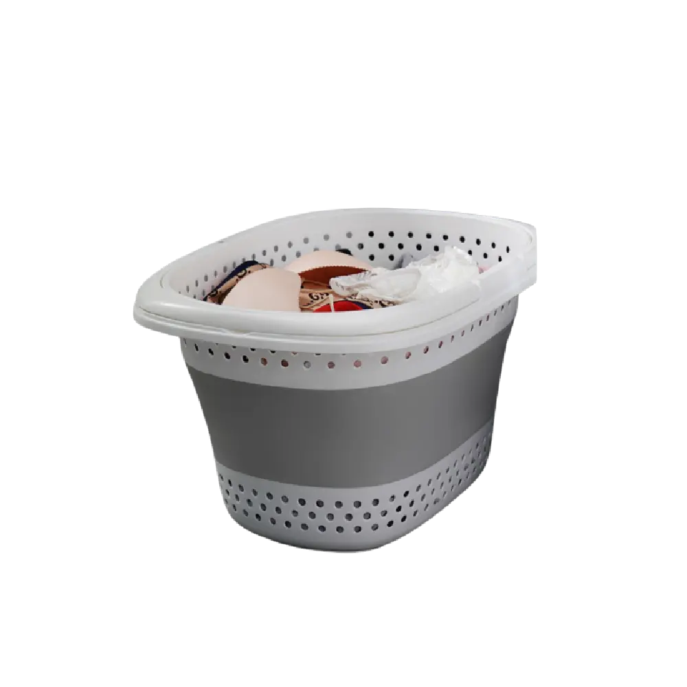 HippoMart Collapsible Laundry Basket,45L,Multiple Sizes - Image #1