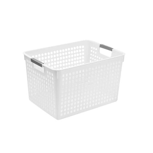 HippoMart Multipurpose Storage Box, Plastic Storage Baskets, Desktop Organizer Suitable for Dormitory and Kitchen (Bundle of 3) - Image #1