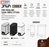 JAVA Slim Dustbin | COBBER | JH8867 | 8L | Steel Pedal Bin | Trash Bin | Dustbin for Kitchen