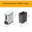 JAVA Slim Dustbin | COBBER | JH8867 | 8L | Steel Pedal Bin | Trash Bin | Dustbin for Kitchen - HippoMart SG