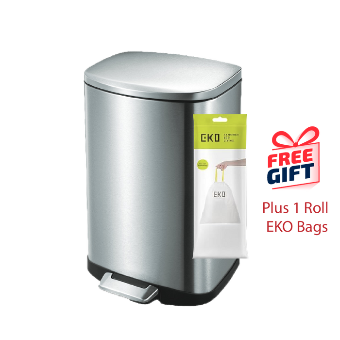 EKO Dustbin | Della | EK9366 | Trash Bin | Waste Bin | Soft Closing | 6L/12L/20L/35L/50L - HippoMart SG