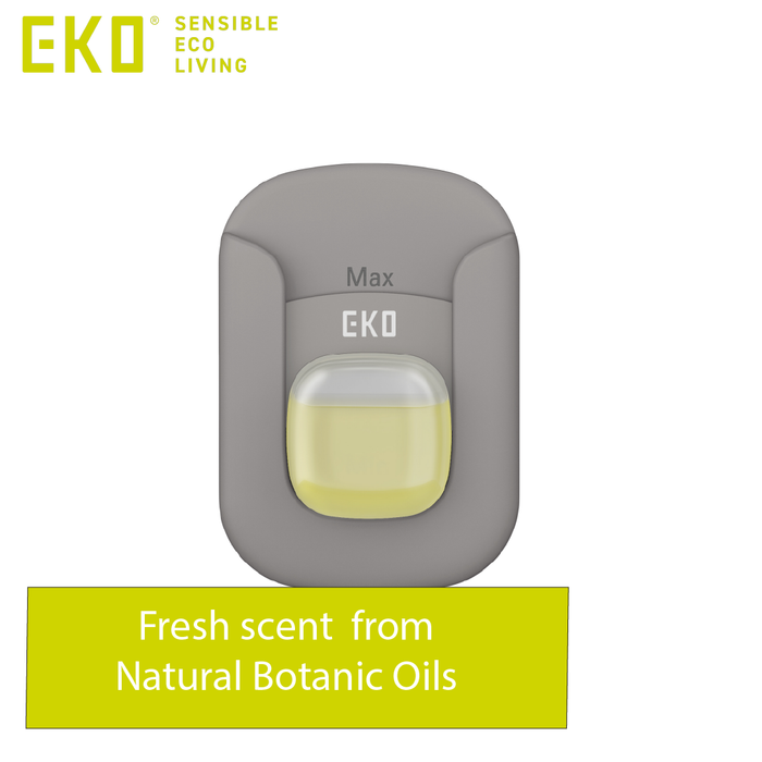 EKO Refresh Deodorizer Pod | Plant-Based Odor Eliminator | With Holder | Bin & Bathroom Odour Control - HippoMart SG