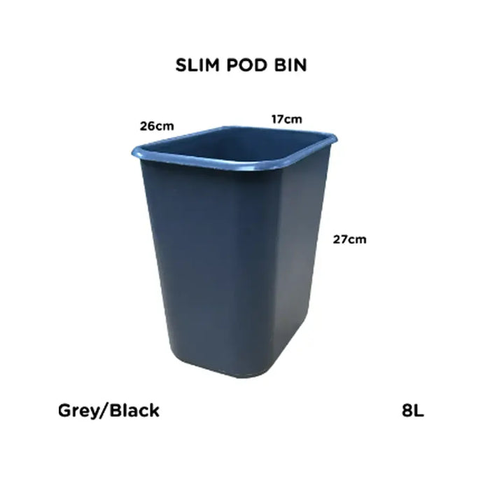 Slim Pod Dustbin, Multiple Size and Colour - Image #3