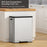 EKO Recycling Bin | Ecocasa II | EK9138 | 30L+30L | Dustbin | Trash Bin | Waste Bin | Stainless Steel - HippoMart SG