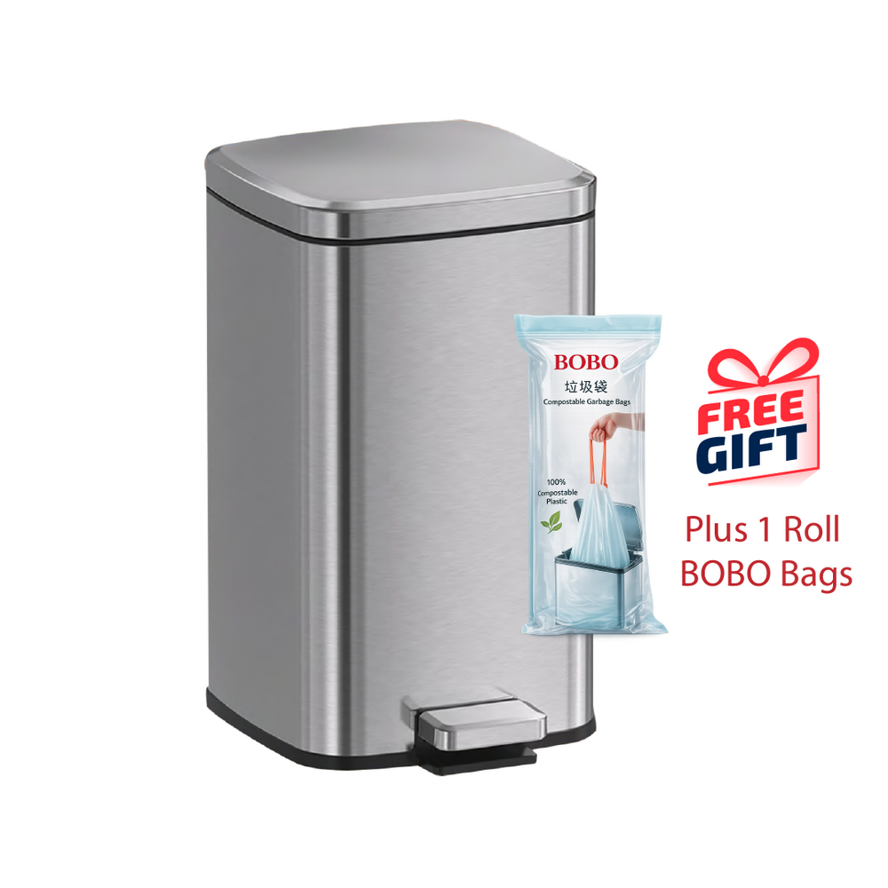 JAVA Dustbin | ESTELLE | JH8855A | Multiple Sizes | Trash Bin | Dustbin for Kitchen | Rubbish Bin - HippoMart SG