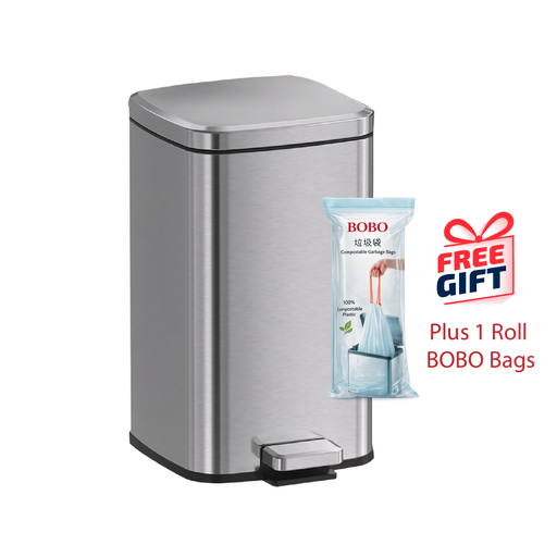 JAVA Dustbin | ESTELLE | JH8855A | Multiple Sizes | Trash Bin | Dustbin for Kitchen | Rubbish Bin - HippoMart SG