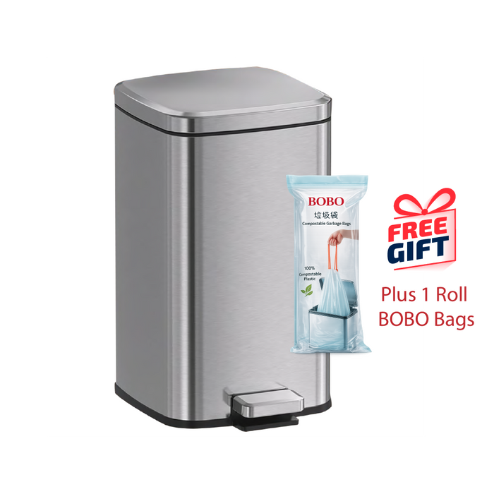 JAVA Dustbin | ESTELLE | JH8855A | Multiple Sizes | Trash Bin | Dustbin for Kitchen | Rubbish Bin - HippoMart SG