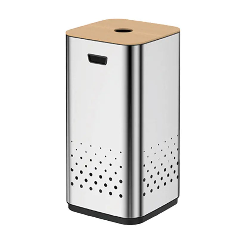 JAVA, JH8872, 50L, Laundry Bin, Stainless Steel - Image #1