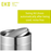 EKO Dustbin | FANDY | EK9204 | Trash Bin | Waste Bin | Swing Lid Table Bin | 1.5L | Multiple Color - HippoMart SG