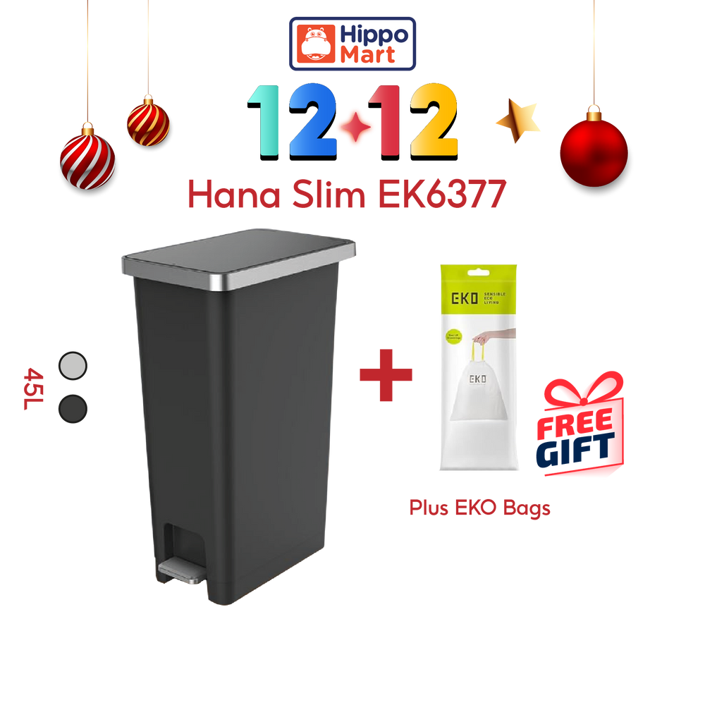 EKO Slim Dustbin | HANA Slim | EK6377 | 45L
