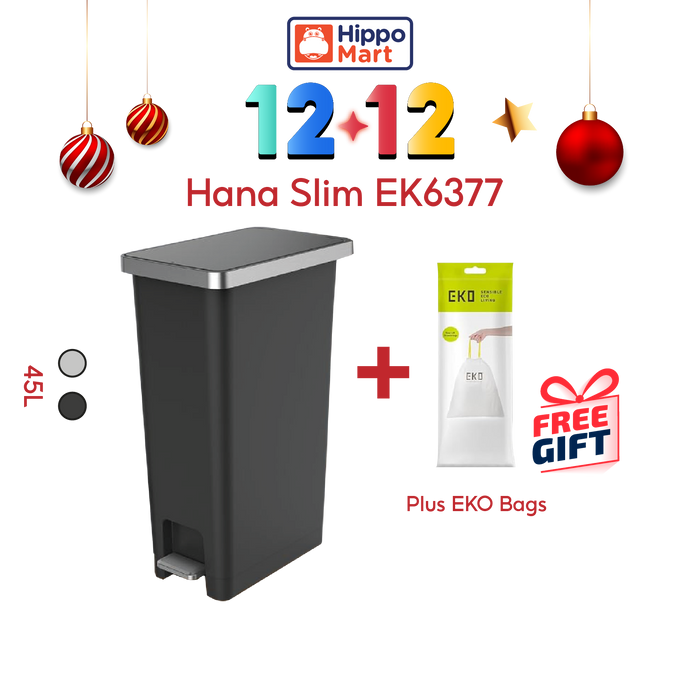 EKO Slim Dustbin | HANA Slim | EK6377 | 45L