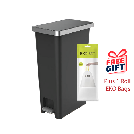 EKO Slim Dustbin | HANA Slim | EK6377 | 45L - HippoMart SG