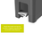 EKO Slim Dustbin | HANA Slim | EK6377 | 45L - HippoMart SG
