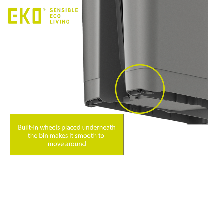 EKO Slim Dustbin | HANA Slim | EK6377 | 45L - HippoMart SG