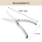 HippoMart SUS304 Meat Cutter | Industrial Grade Stainless Steel | Recoil & Lock Mechanism for Safety | Heavy-Duty Meat Slicing Tool - HippoMart SG