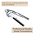 HippoMart Chef's Professional SUS304 Stainless Steel Garlic Press with Ergonomic Handle - HippoMart SG