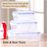 Transparent Plastic Rectangular Leakproof 3 Piece Food Storage Container Set - HippoMart SG