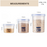 Durable Food Grade Clear Blue Air-Tight PP Kitchen Storage Container, Multiple Size - HippoMart SG
